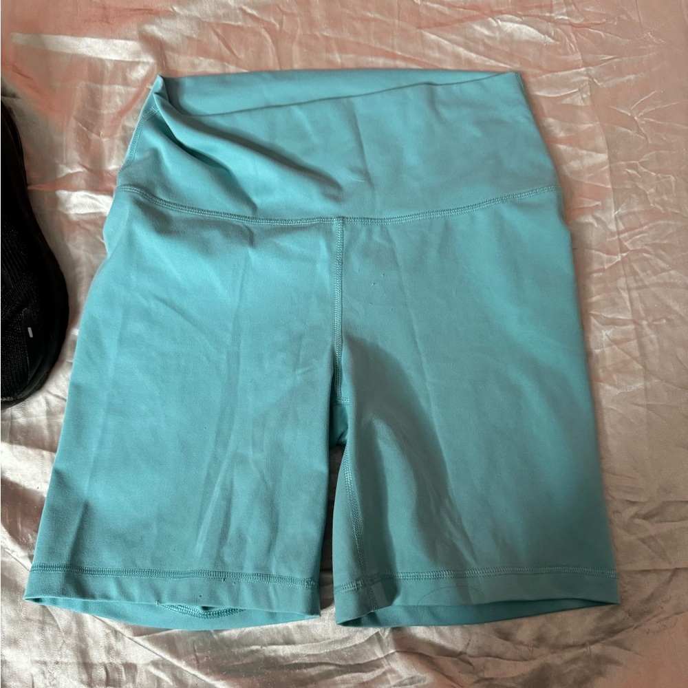 Athletic spandex shorts
